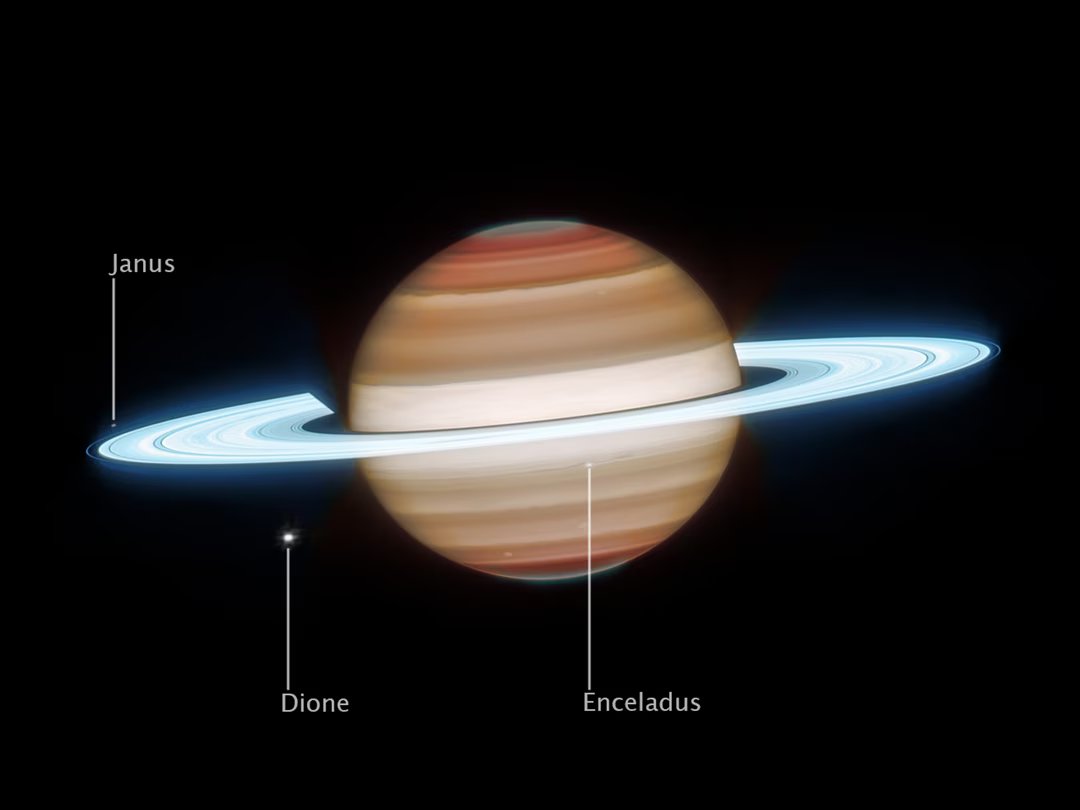 saturne webb NASA, ESA, Image Processing Joseph DePasquale (STScI)